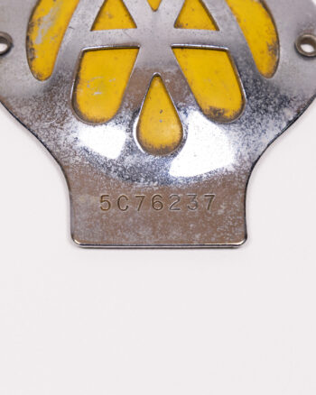 Alternative view of Vintage AA Car Badge with Wings