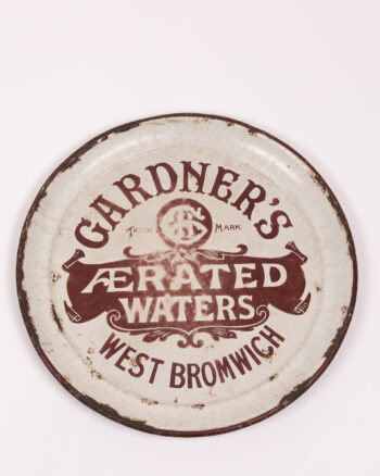 Gardner’s Aerated Waters West Bromwich Enamel Advertising Tray