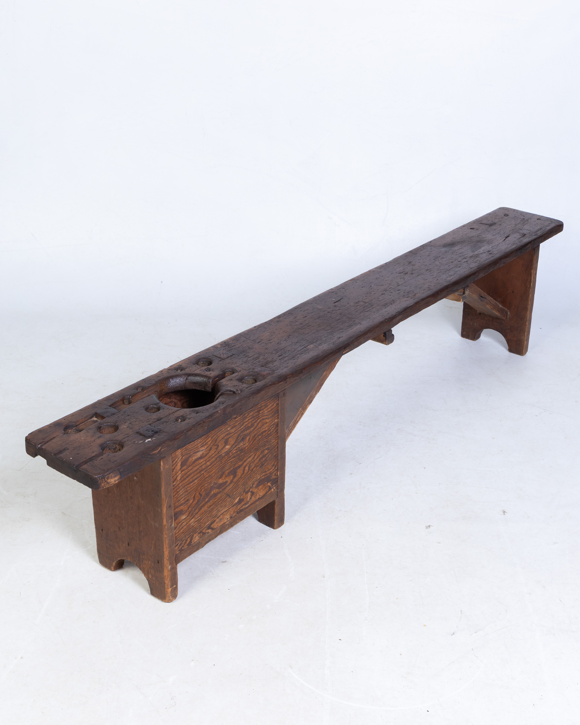 Antique Solid Oak Carpenter’s Bench