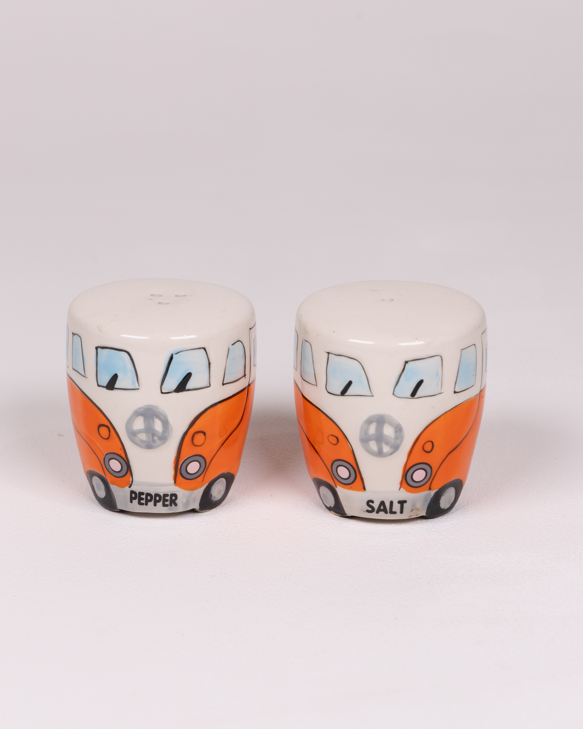 Retro Campervan Ceramic Salt & Pepper Shakers