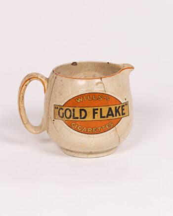 Antique Wills's Gold Flake Advertising Ceramic Water Jug