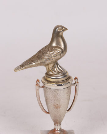 Vintage Dove Trophy Ornament on Marble Base
