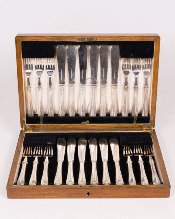 Vintage Gladwin Embassy Plate Cutlery Canteen Set in Box