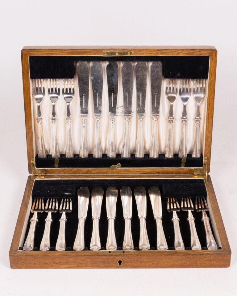 Vintage Gladwin Embassy Plate Cutlery Canteen Set in Box