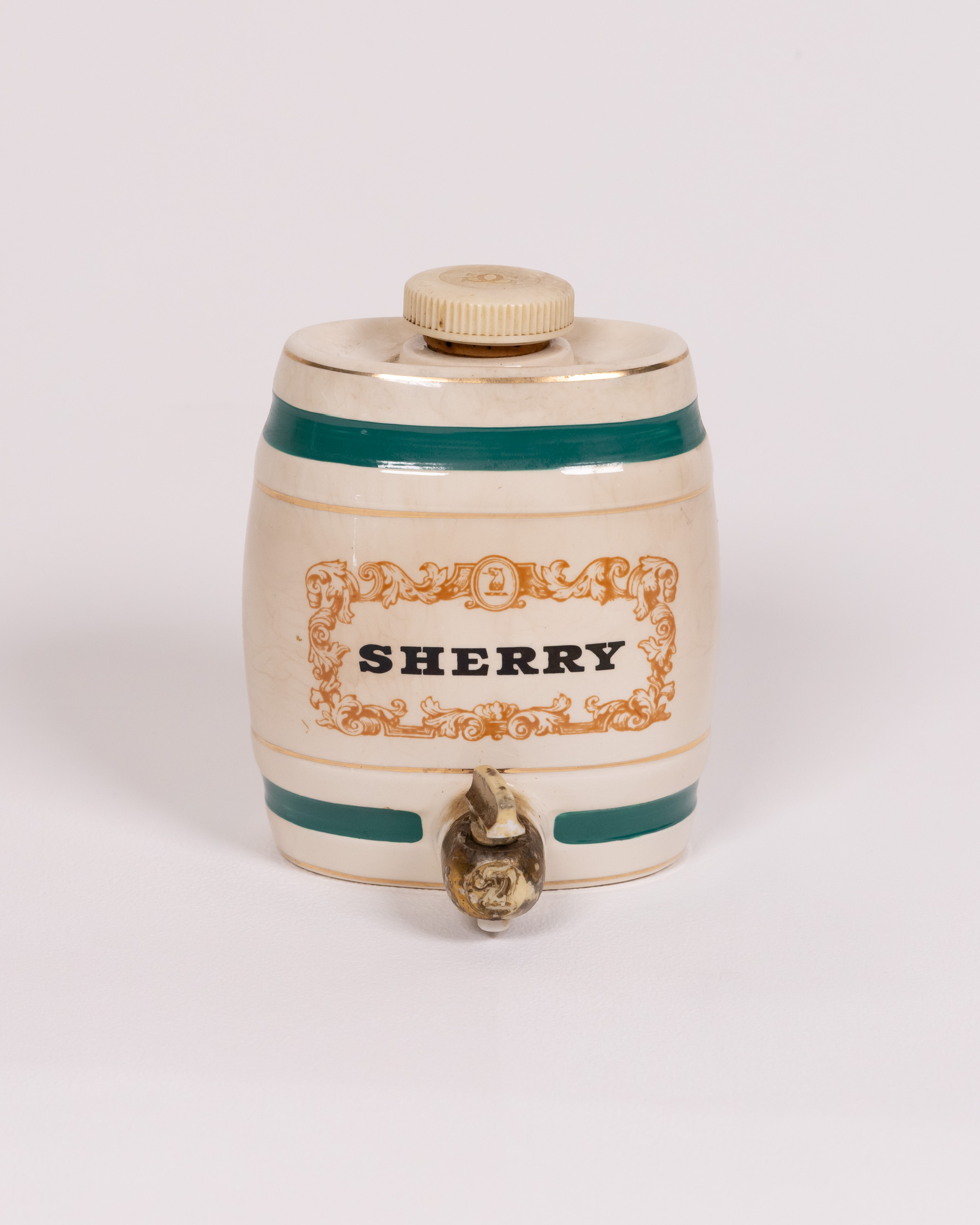 Royal Wade Victoria Pottery Sherry Barrel Dispenser