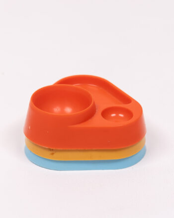 Mid Century Plastic Kids Stacking Bowls Set