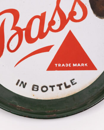 Bass In Bottle Enamel Advertising Beer Tray