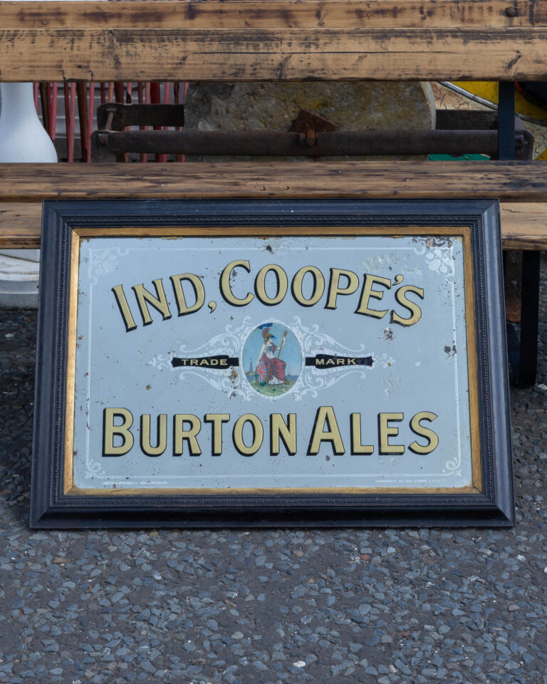 Original Ind. Coope's Burton Ales Advertising Mirror