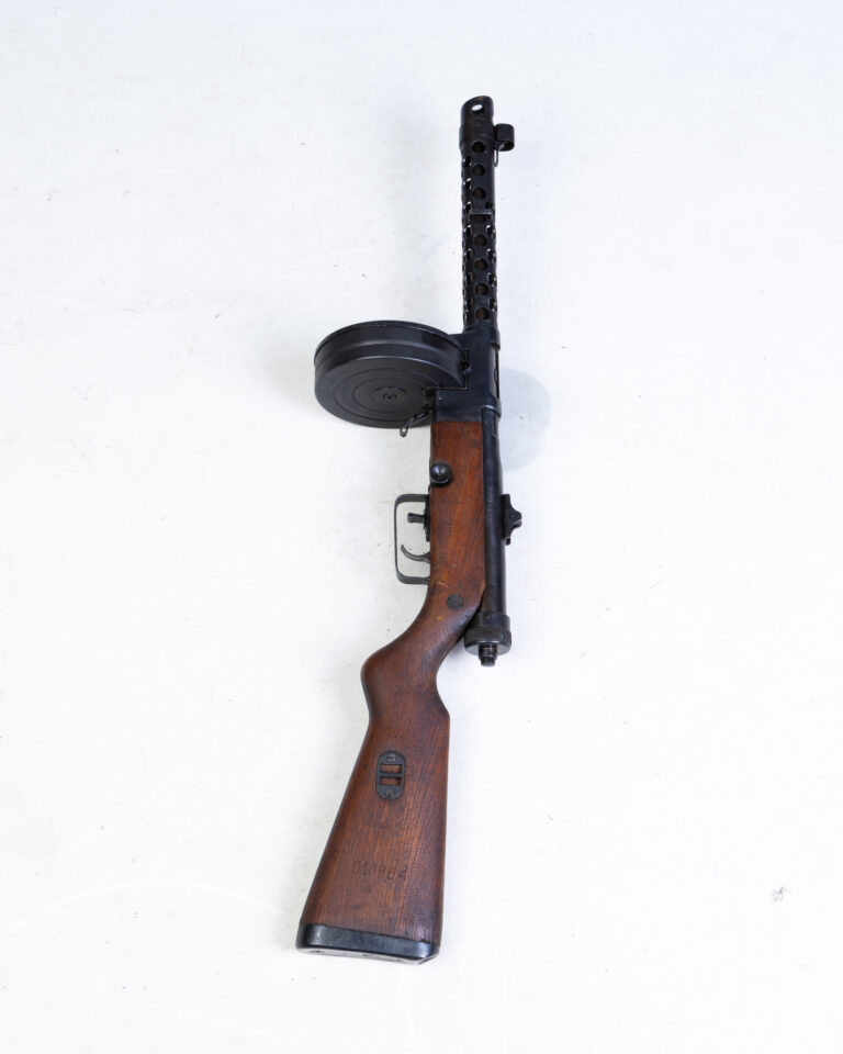 Deactivated Yugoslavian M49 SMG with Drum Mag
