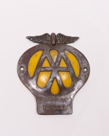Vintage AA (Automobile Association) Car Badge
