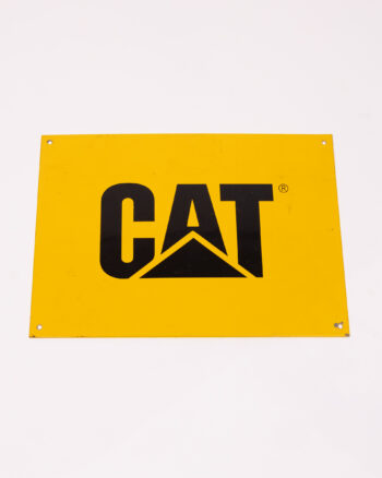 CAT Caterpillar Logo Metal Sign
