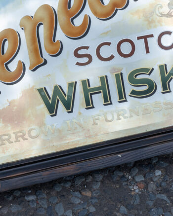 Original ‘Skenedhu’ Scotch Whisky Advertising Mirror