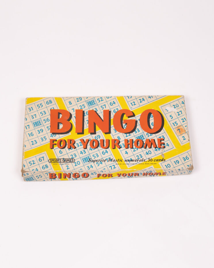 Vintage Spears Games Bingo 'For Your Home' Game with Plastic Tiles