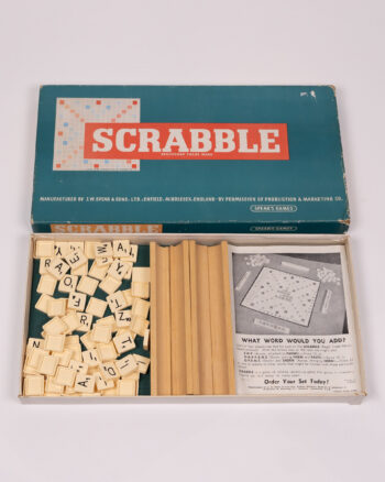 Vintage Spear’s Games Scrabble Board Game