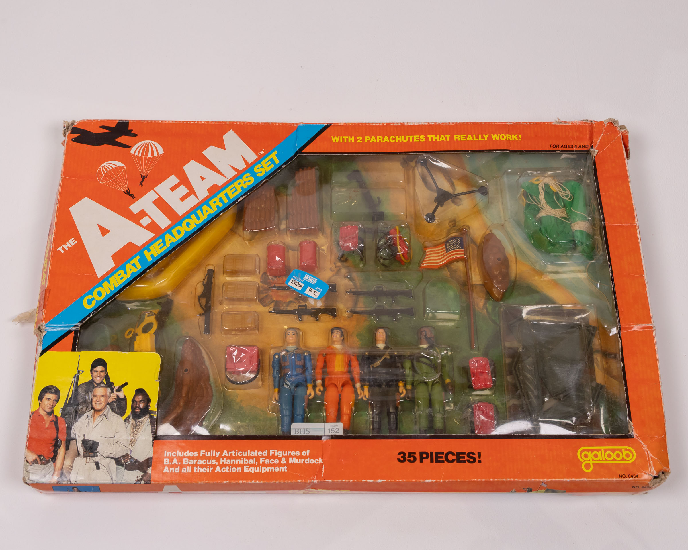 1980s The A-Team Combat Headquarters Playset Toy