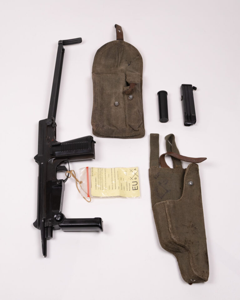 Deactivated Polish PM-63 Sub Machine Gun with Holster and Accessories