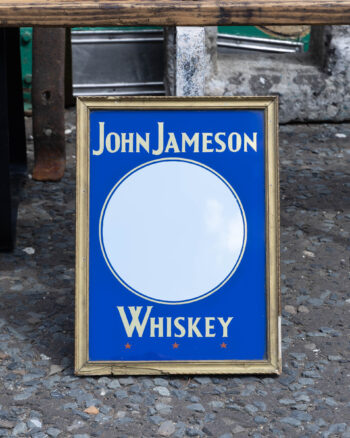 Rare Small John Jameson Whiskey Advertising Pub Mirror
