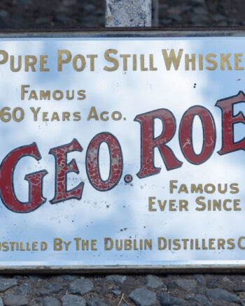 Original Geo. Roe Pure Pot Still Irish Whiskey Small Mirror