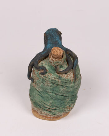 Handmade Ceramic Octopus Bottle by Emilie in Belfast