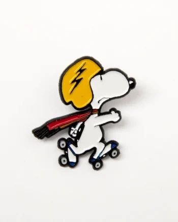 Magpie Peanuts Snoopy on Roller Skates Enamel Pin Badge