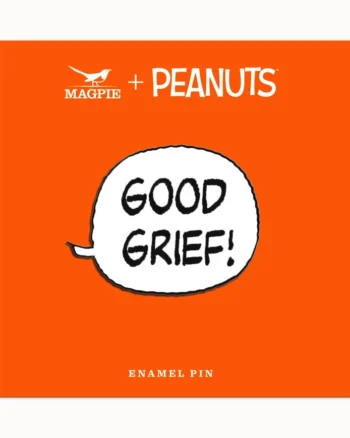 Magpie Peanuts ‘Good Grief!’ Speech Bubble Enamel Pin Badge