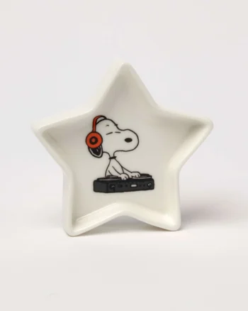 Peanuts Superstar DJ Snoopy Ceramic Star Trinket Dish Holder