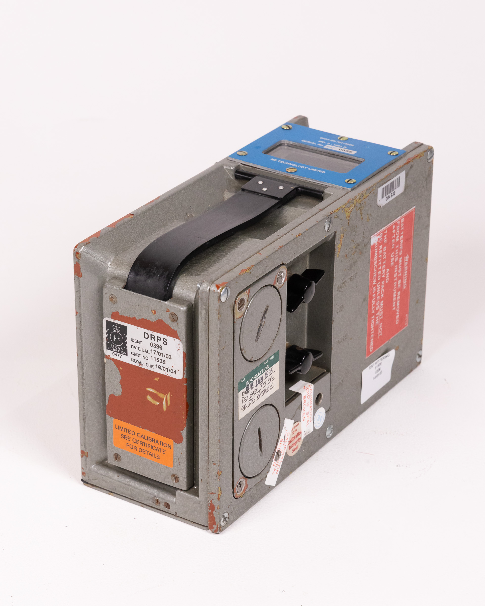 Vintage Military Geiger Counter by NE Technology, with Case