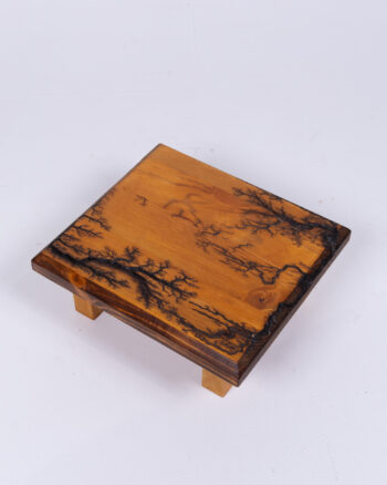 ‘Fractal Wooden Mini Side Table’ by The Lightning Shack