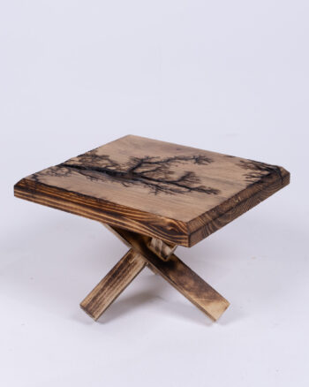 ‘Fractal Wooden Mini Side Table’ by The Lightning Shack