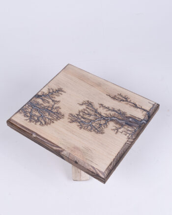 ‘Fractal Wooden Mini Side Table’ by The Lightning Shack