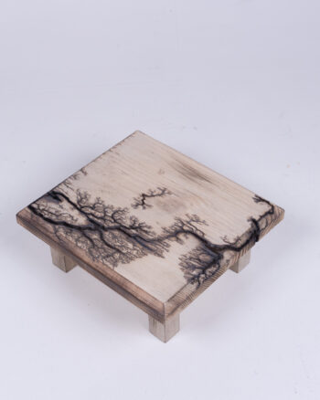 ‘Fractal Wooden Mini Side Table’ by The Lightning Shack