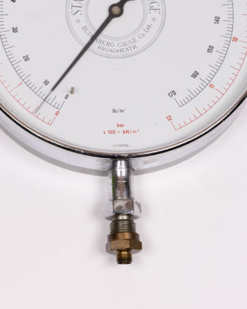Budenberg Standard Test Pressure Gauge, Vintage Industrial Decor