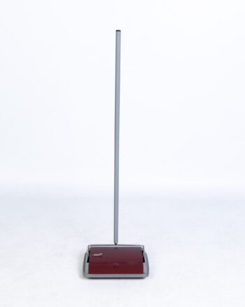 Vintage Ewbank Classic Manual Carpet Sweeper with Red and Grey Finish