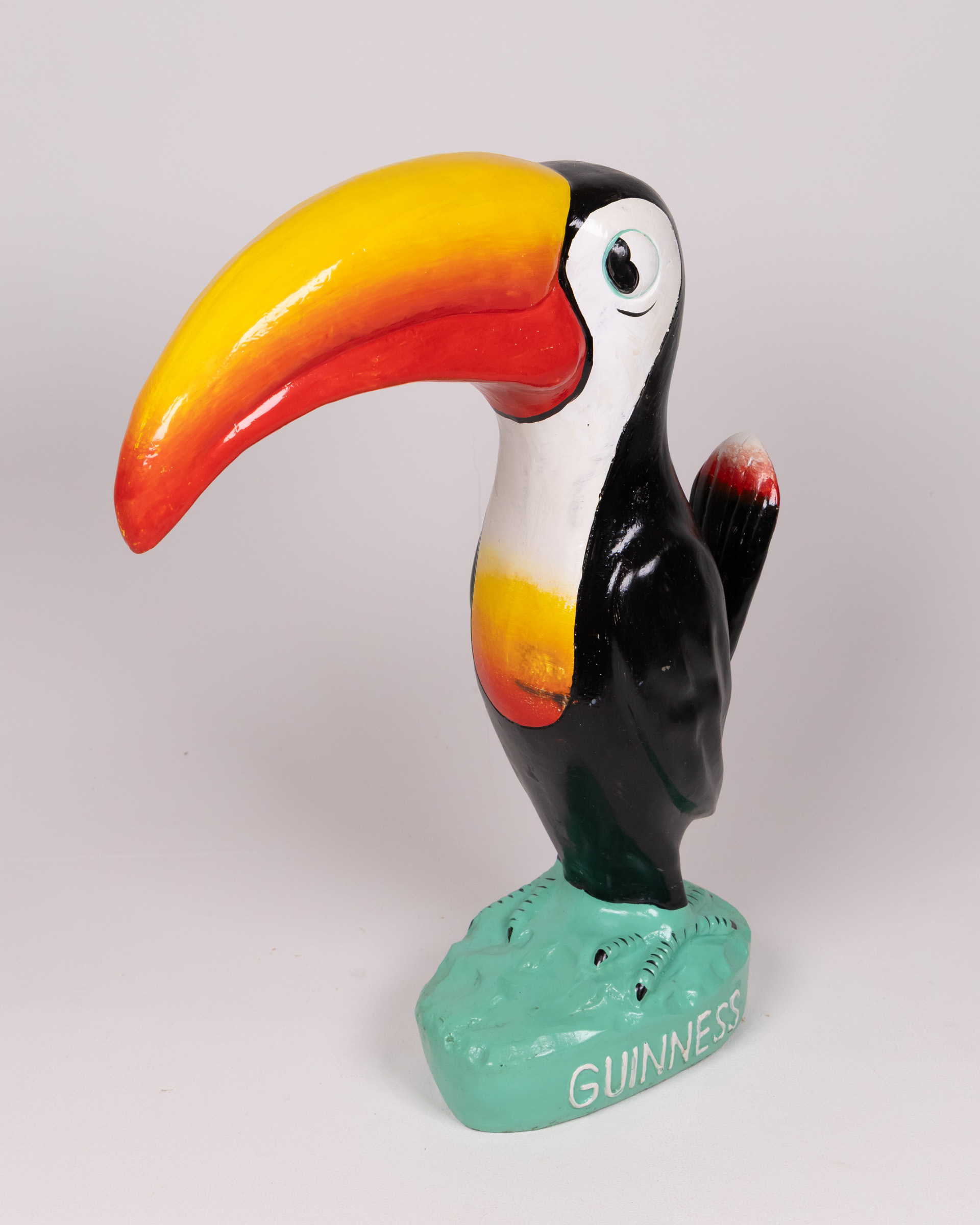 Vintage style Large Guinness Toucan Figure Painted Plaster Advertising Display Piece 60cm