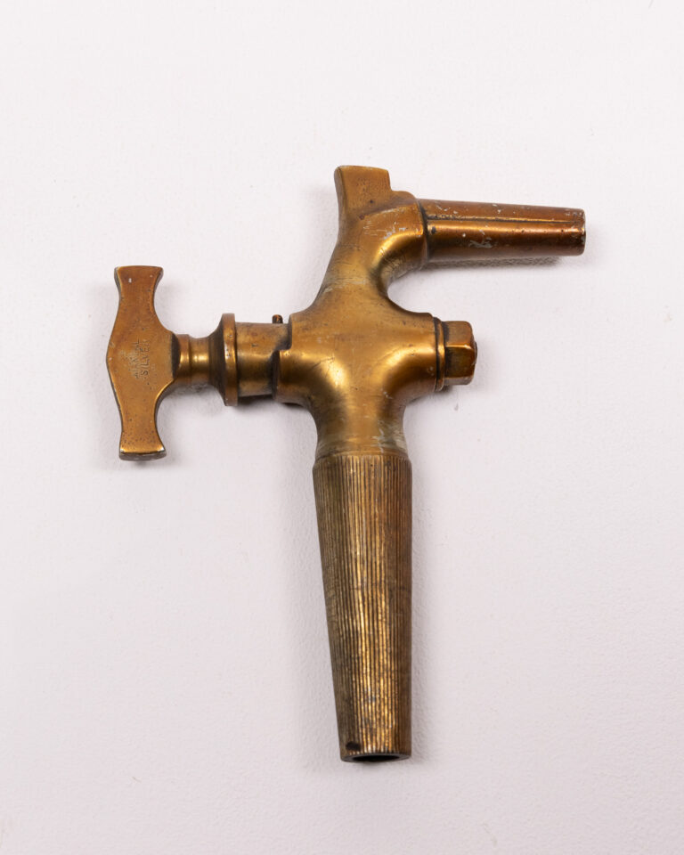 Vintage Brass 'Original Silver' Tap, Home Bar Decor, Industrial Style