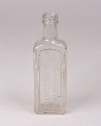 Vintage California Fig Syrup Co Embossed Clear Glass Bottle