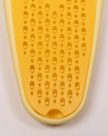 Mid Century Yellow Plastic Cheese Grater with Integrated Handle
