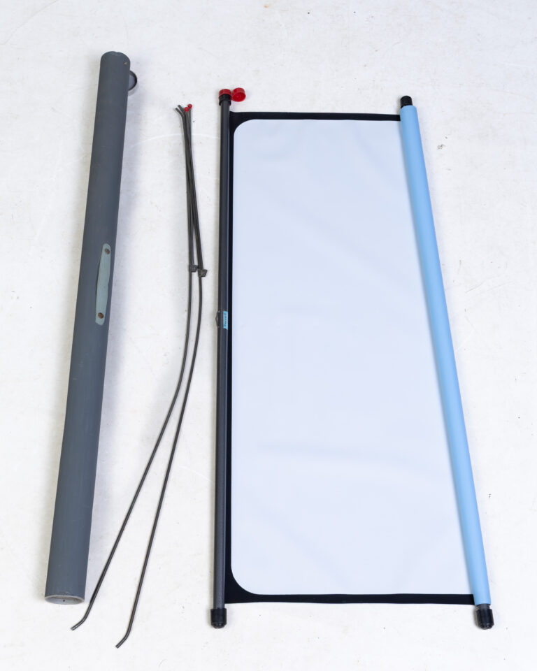 Vintage PNS Metal Portable Movie Projection Screen with Carry Case