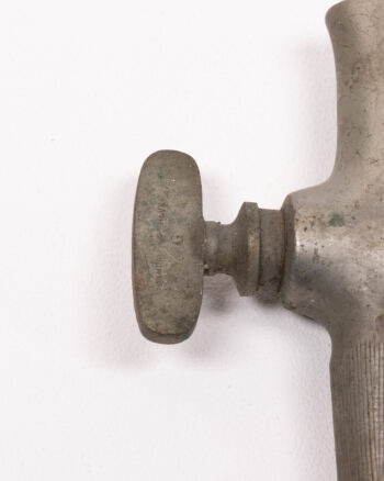 Vintage Silver Metal Beer Tap Handle, Breweriana Collectible, Home Bar