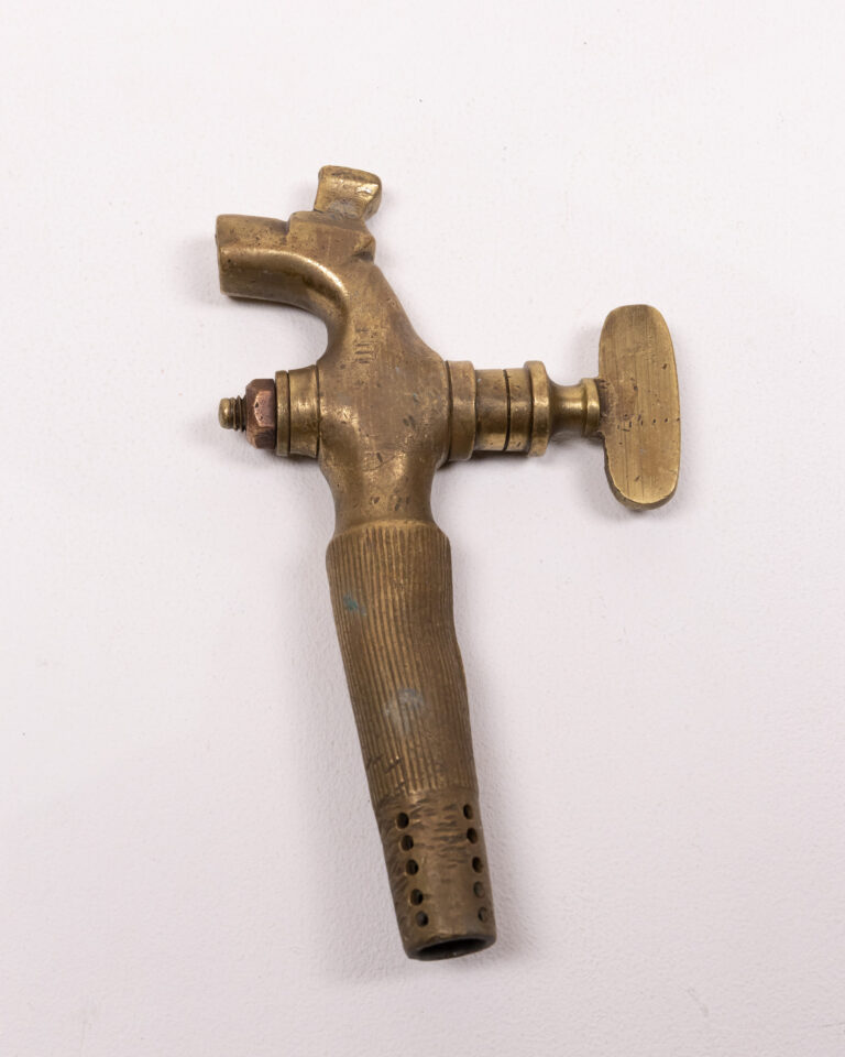Vintage Solid Brass Tap Salvage Part, Industrial Decor Project, Metal Handle