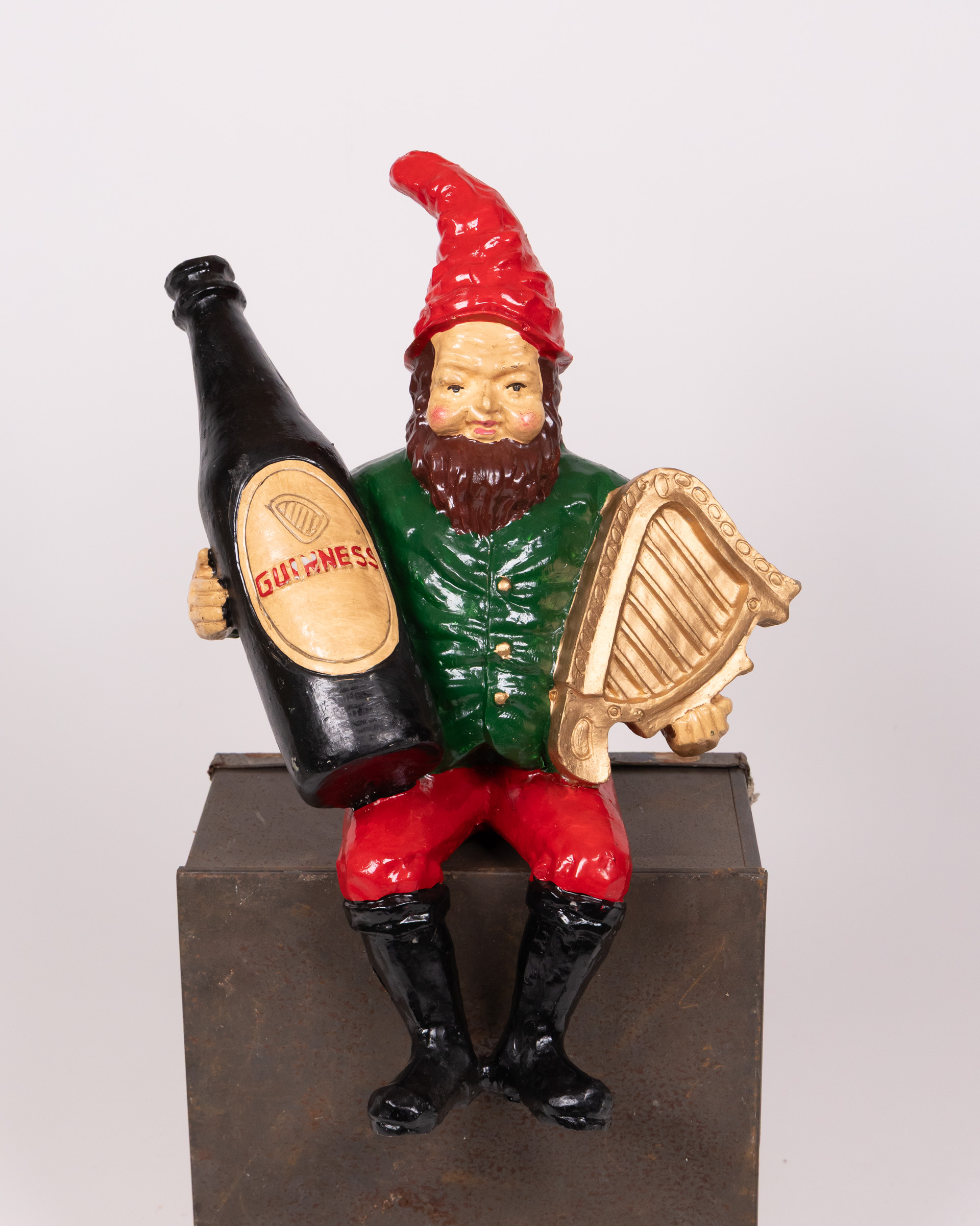 Guinness Leprechaun Figurine with Harp