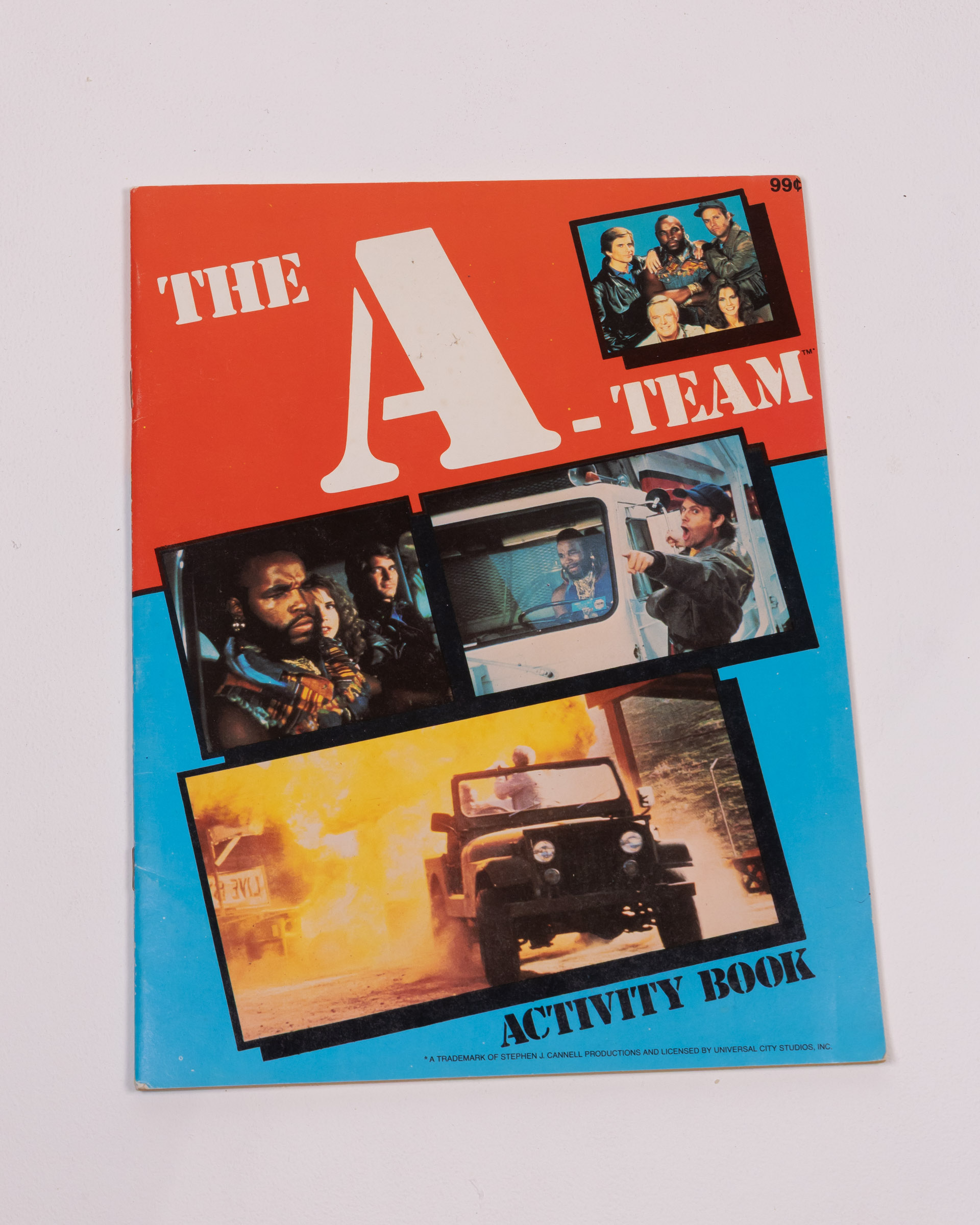 Vintage 1983 A-Team Activity Book – Retro 80’s TV Show Collectible