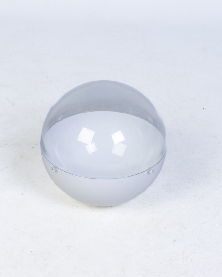 Modern Spherical Ceiling Light Fixture with Dome, White or Green Base