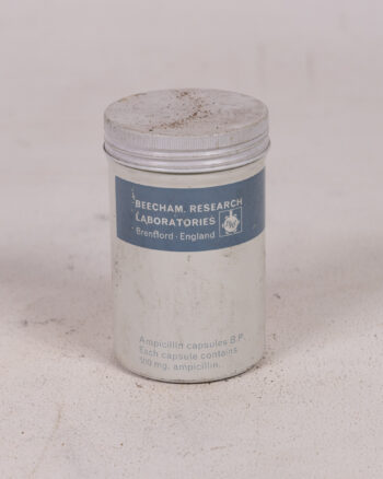 Vintage Beecham Research Laboratories Penbritin Medicine Tin with Label