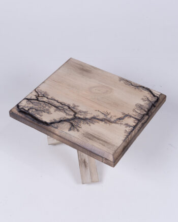 ‘Fractal Wooden Mini Side Table’ by The Lightning Shack