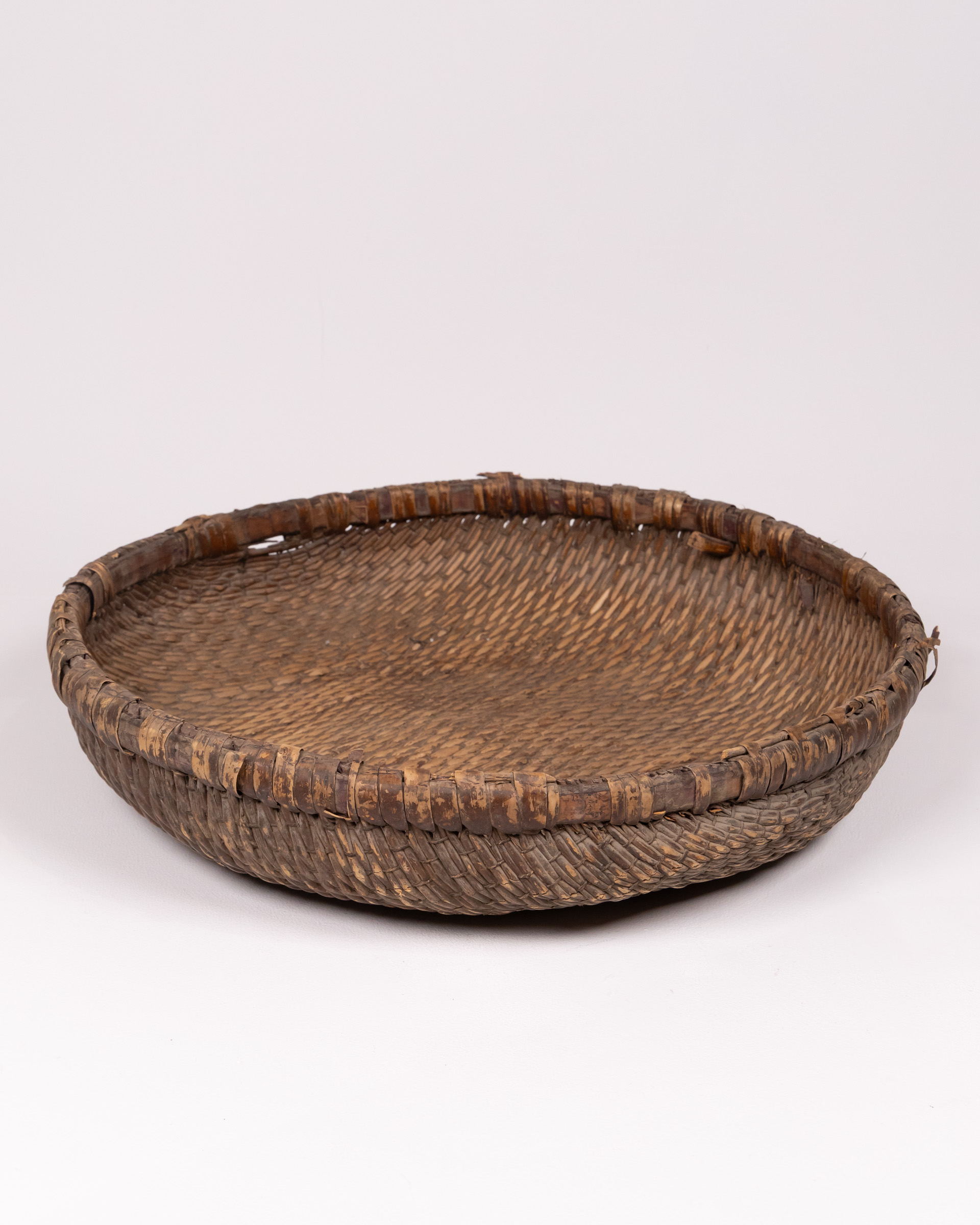 Rustic Woven Bowl, Natural Fibres, Decorative Basket Bowl, Home Decor