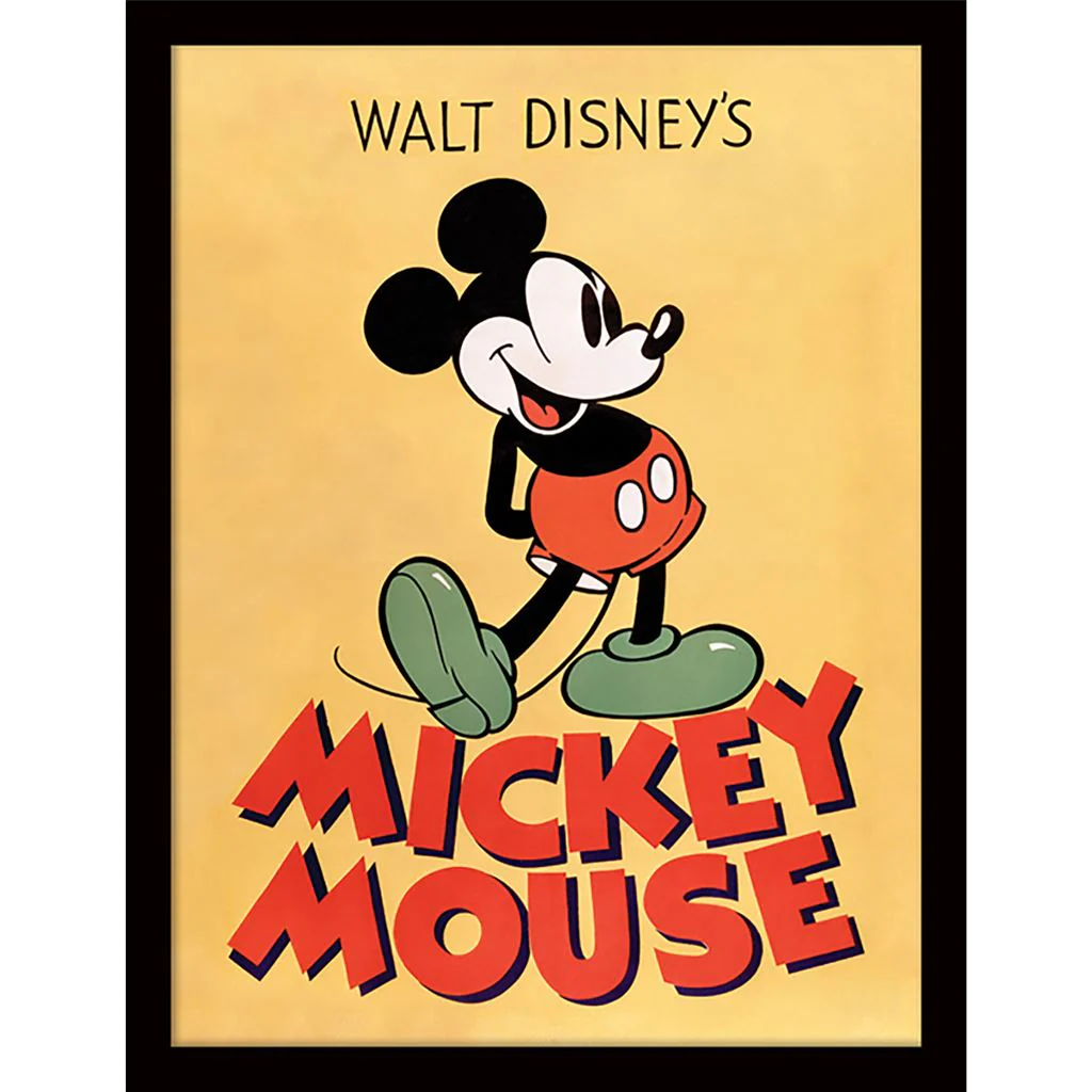 Mickey Mouse (Mickey) Framed 30x40cm Print