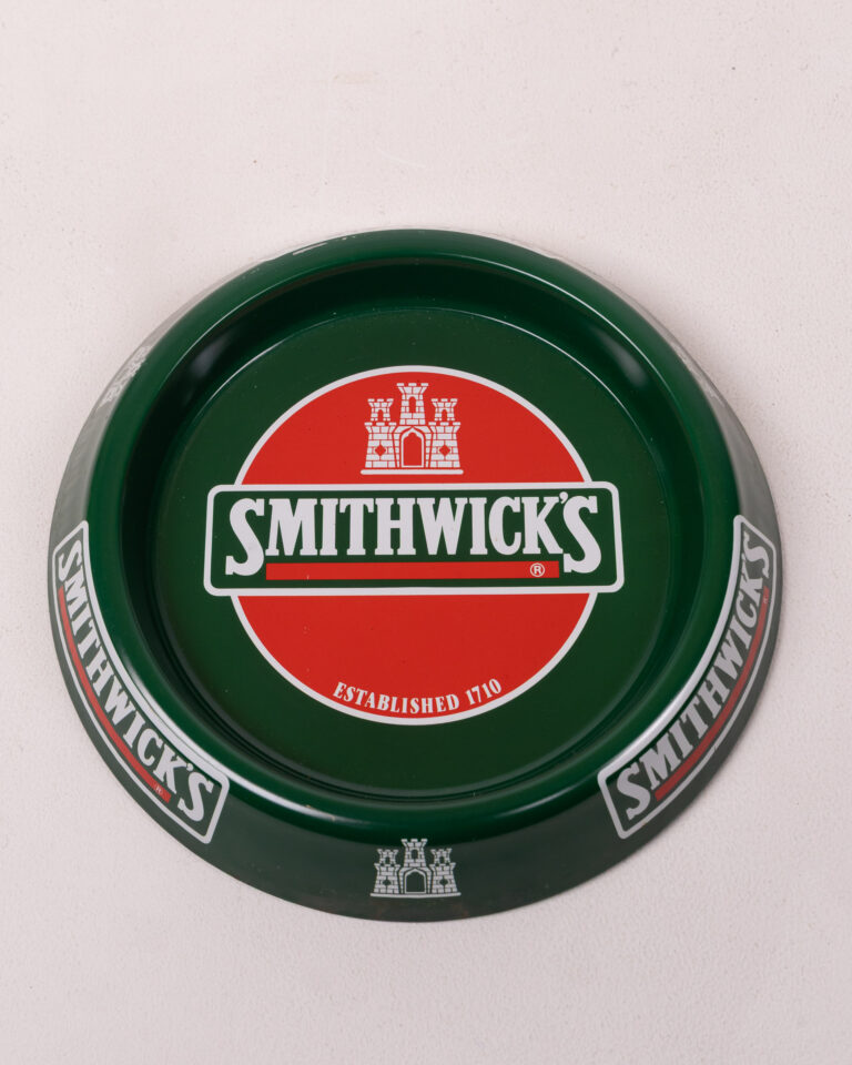 Vintage Smithwick's Metal Beer Tray with Castle Logo