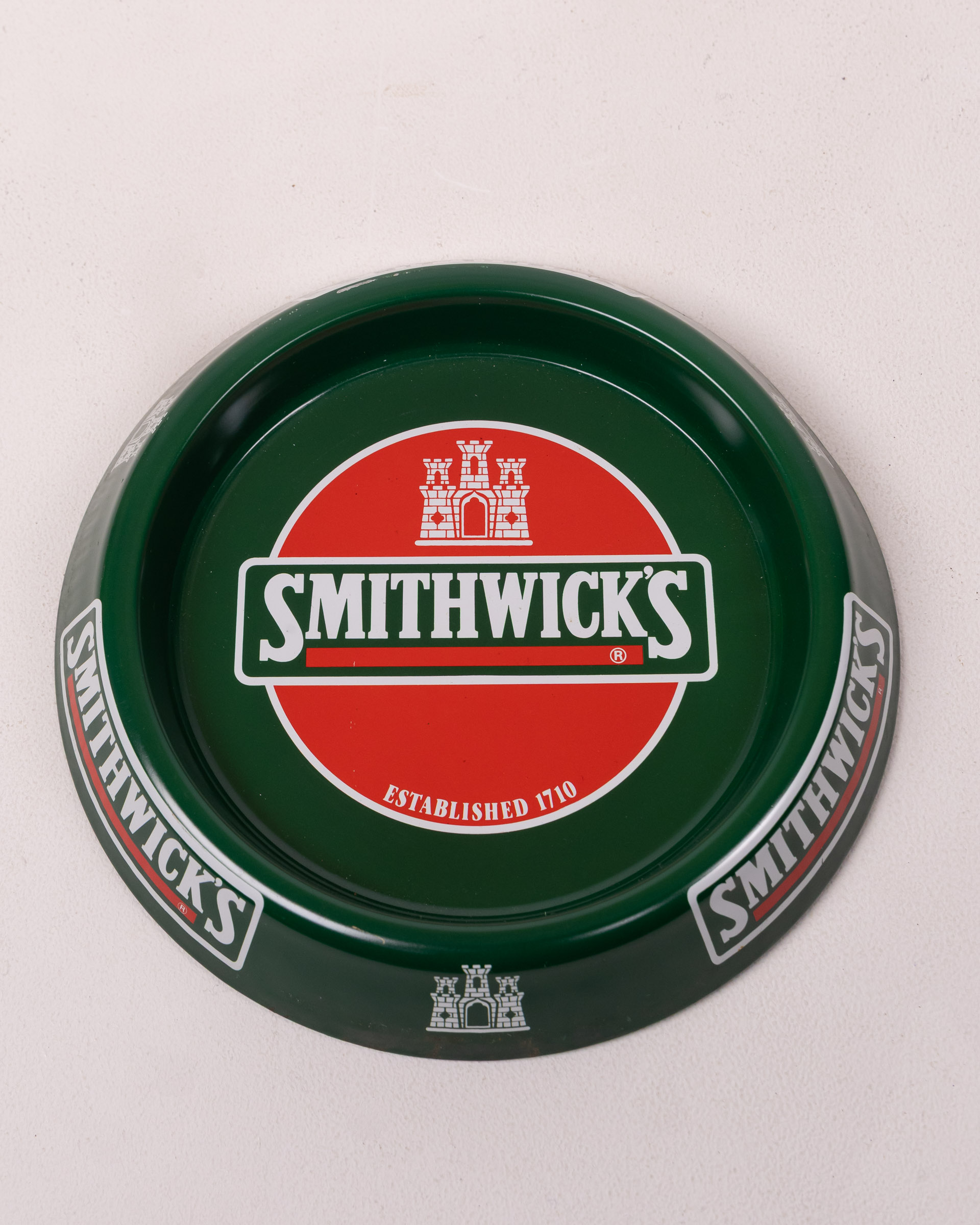 Vintage Smithwick’s Metal Beer Tray with Castle Logo