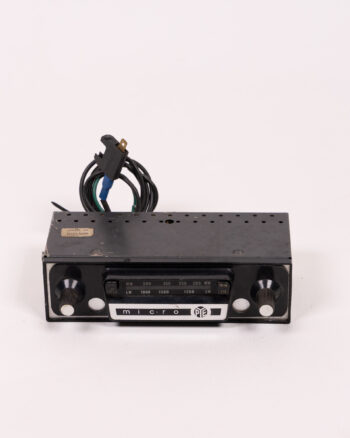 Vintage Pye Micro Car Radio, 1960s/70s, Classic Car Accessory